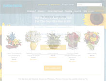 Tablet Screenshot of flowers-forever.net